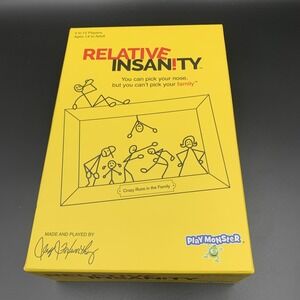 Relative Insanity Game -Jeff Foxworthy- Play Monster 4-12 Players /14+ Years Old